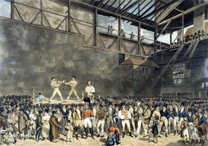 Det indre af Fives Court, indgraveret af Charles Turner af T. (after) Blake