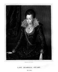 Lady Arabella Stuart, hertuginde af Somerset, 1826.