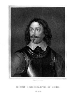 Robert Devereux, 3. jarl af Essex, 1827.