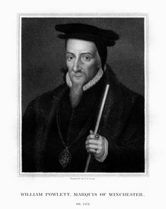 William Paulet, 1. markis af Winchester, engelsk statsmand, 1828.