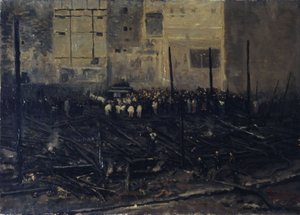 Le Bazar de la Charité efter branden den 4. juni af T. Bianco