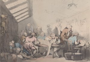 Dissektionsrummet, ca. 1838. af T. C. Wilson