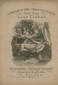 En drøm om Krystalpaladset, en komisk sang af John La Bern af T. Hampson Jones