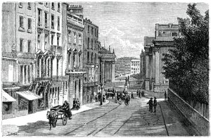 Grafton Street, Dublin, 1900. af T. Hart