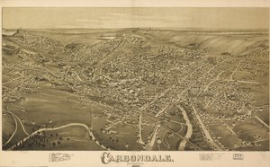 Carbondale, Pennsylvania, 1890. af T. M. Fowler