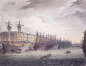 Vestindiska dokker af T. and Pugin A.C. Rowlandson