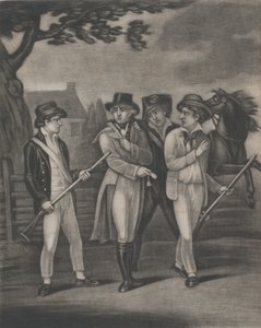 The Taking of Major André by the Incorruptible Paulding, Williams and Vanvert, Jul..., 4. juli 1812 af T. W. Freeman