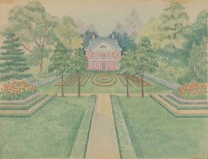 N.W. Stuyvesant Residence, ca. 1936. af Tabea Hosier
