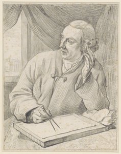 Portret van (Hans) Jacob Otten Husly af Taco Scheltema (I)
