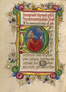 Indledende D: David i bøn af Taddeo Crivelli