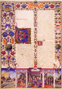 Prædikerens Bog, fra bind I af Bible of Borso d