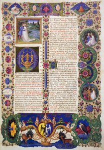 Sangenes sang, fra bind I af Bible of Borso d