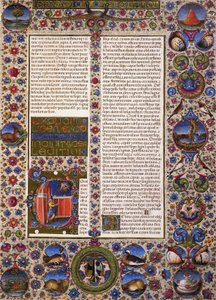 Tredje Mosebog, første bind af Bible of Borso d