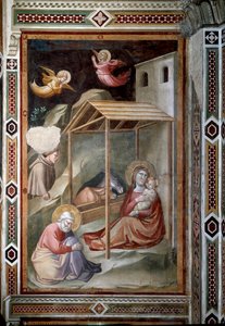 Jomfruens liv: Fødsel (fresco, ca. 1327)