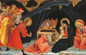 Tilbedelse af Magi, af Taddeo di Bartolo (ca. 1363-1422) af Taddeo di Bartolo
