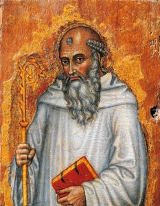 Italien, Assisi, Sankt Benedikt af Taddeo di Bartolo