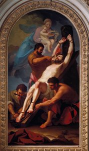 Apostlens martyr Saint Barthelemy (maleri af Taddeusz (1727 1793) Kuntze