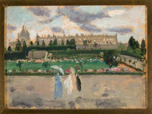 Bylandskab (Esplanade des Invalides) af Tadeusz Makowski