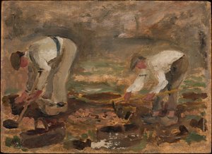 Arbejde på marken af Tadeusz Makowski