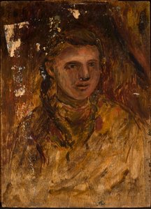 Studie eines Mädchens af Tadeusz Makowski