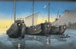 Uønsket skibe i havet af Takahashi Shotei