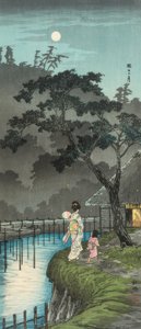 Månen i Sekiguchi af Takahashi Hiroaki