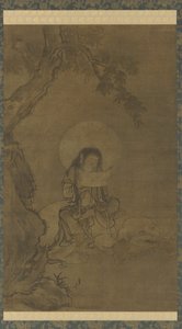 Fugen, Muromachi Periode (blæk & farve på silke) af Takuma Eiga