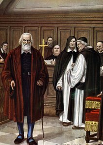 Galilæa og inkvisitionen: "" E pure so muove! "" (Og alligevel bevæger den sig er en sætning, der siges at være blevet udtalt før inkvisitionen af den italienske matematiker, fysiker og filosof Galileo (Og alligevel bevæger den sig er en sætning, der siges af Tancredi Scarpelli