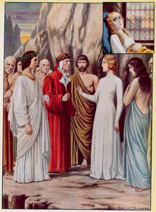 Illustration til Dantes guddommelige komedie af Tancredi Scarpelli