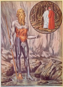 Illustration til Dantes guddommelige komedie af Tancredi Scarpelli
