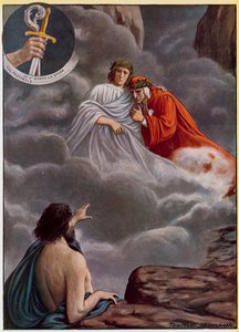 Illustration til Dantes guddommelige komedie af Tancredi Scarpelli
