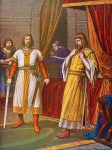 Kong Philip af Schwaben dræbt af amt Otto VIII af Wittelsbach i Bamburg af Tancredi Scarpelli