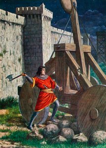 Landemaro under belejringen af Salerno, 871 af Tancredi Scarpelli