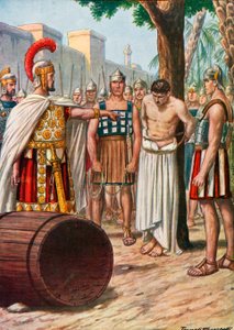 Marcus Atilius Regulus vender tilbage til Karthago af Tancredi Scarpelli