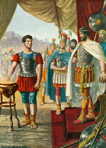 Mucius Scaevola af Tancredi Scarpelli