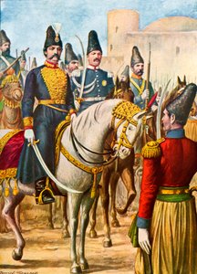 Nasradin-Shah, konge af Persien af Tancredi Scarpelli