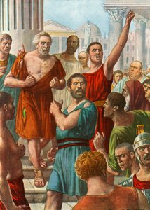 Den gamle centurion viser sine sår af Tancredi Scarpelli