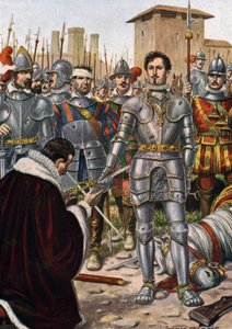 Italiens krig (1521-1526): Slaget ved Pavia (24. februar 1525) af Tancredi Scarpelli
