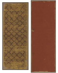 Brokadefragment (silke) af Tang Dynasty Chinese School