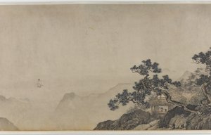 The Thatched Hut of Dreaming of an Immortal, Ming-dynasti (blæk & farve på papir)