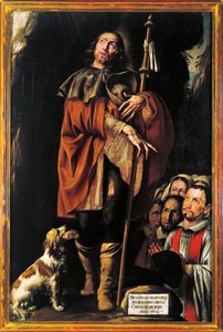 Italien, Varallo, maleri af Saint Roch af Tanzio da Varallo