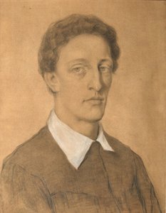 Portræt af digteren Alexander Blok 1880-1921, 1906 af Tatyana Nikolaevna Gippius