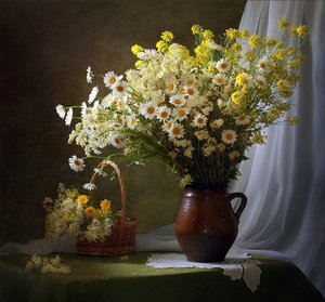 Rustikke sommerblomster