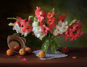 Sommergladioler og ferskner