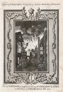 Great Fire of London, 1666 c1783 af Taylor