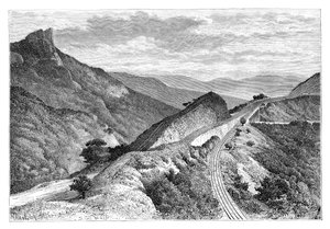 Bhor Ghat, nær Khandala, Indien, 1895. af Taylor