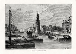 Kalkmarkt, Amsterdam, Holland, 1879 af Taylor