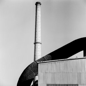 Skorsten eller skorsten på Phelps Dodge Smelter Douglas Arizona af Ted Spiegel