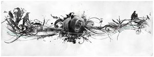 Bear Growl, 2014 (Collage på lærred) af Teis Albers