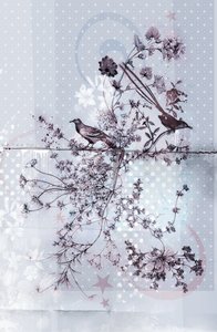 Branches of Birds, 2015 (Collage på lærred) af Teis Albers
